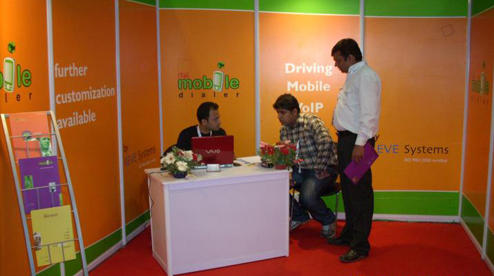 REVE Systems at Convergence India 2009, New Delhi, India