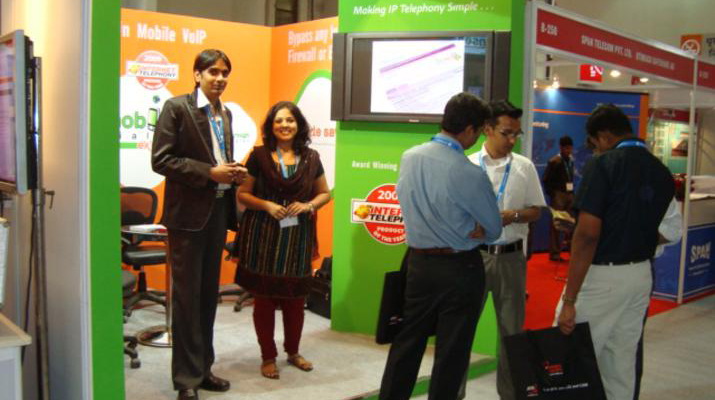 REVE Systems at Convergence India 2010, New Delhi, India. 