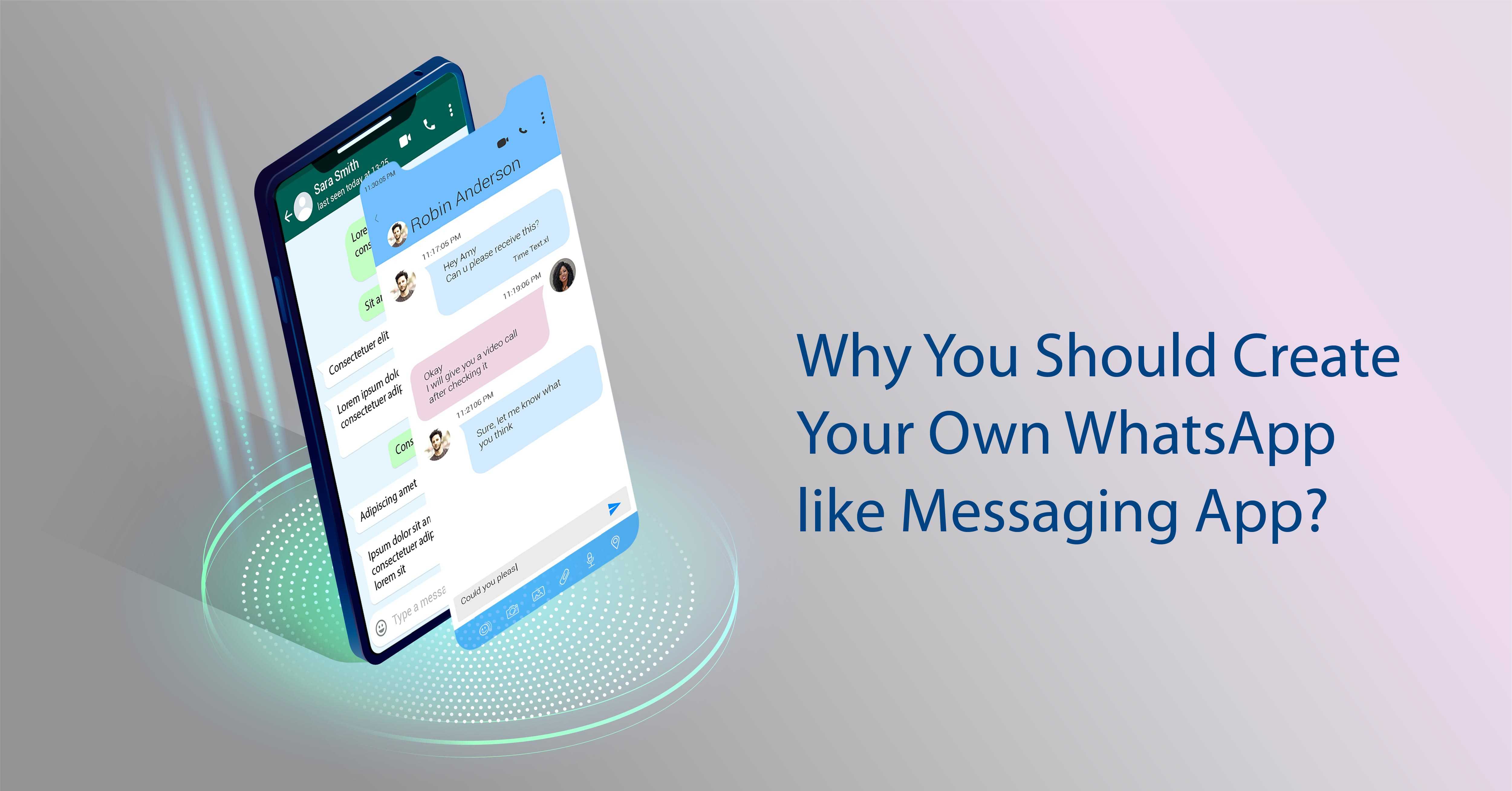 whatsapp like messaging app