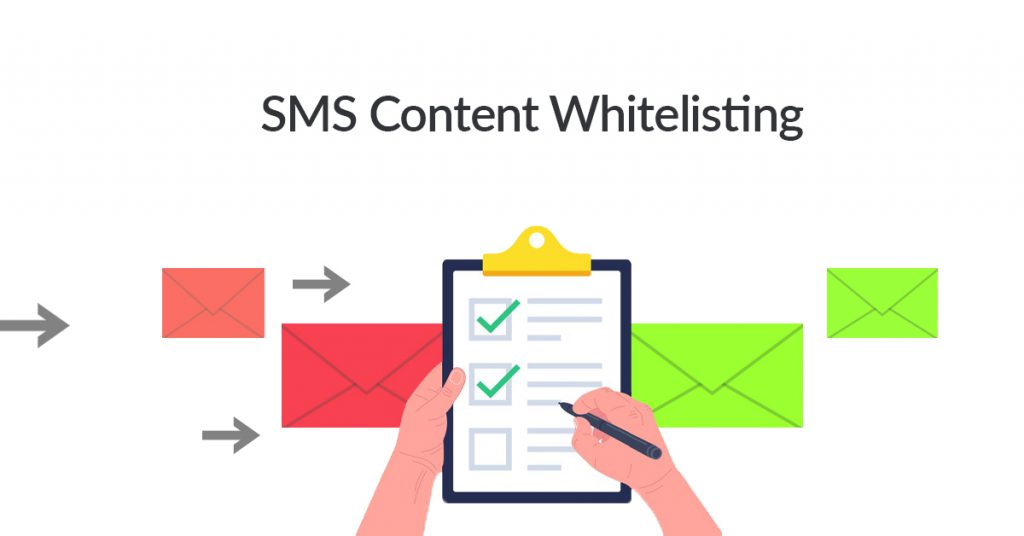 sms content whitelisting