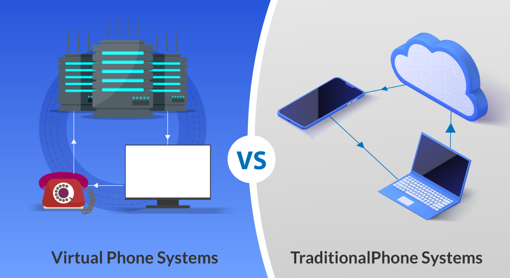 virtual phone system vs traditional phone system