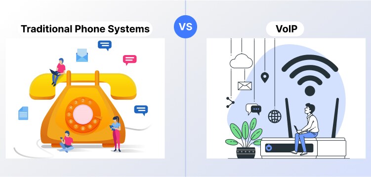 Traditional Phone Systems vs. VoIP