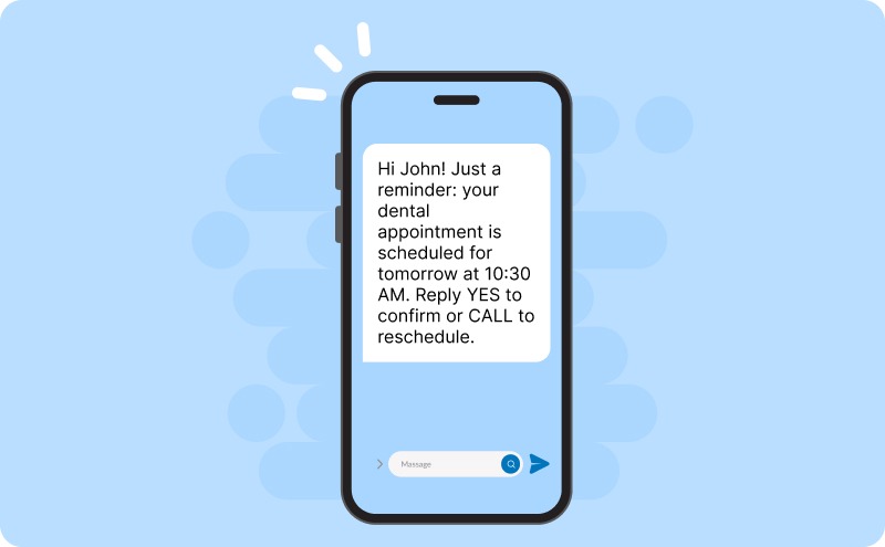 SMS example
