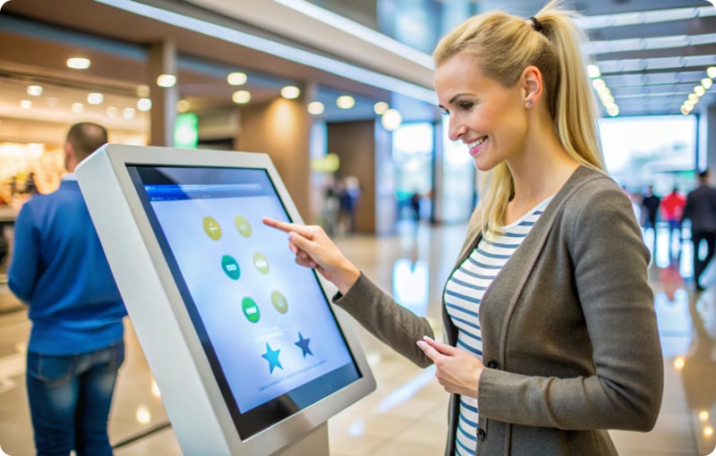 AI-assisted self-service kiosk