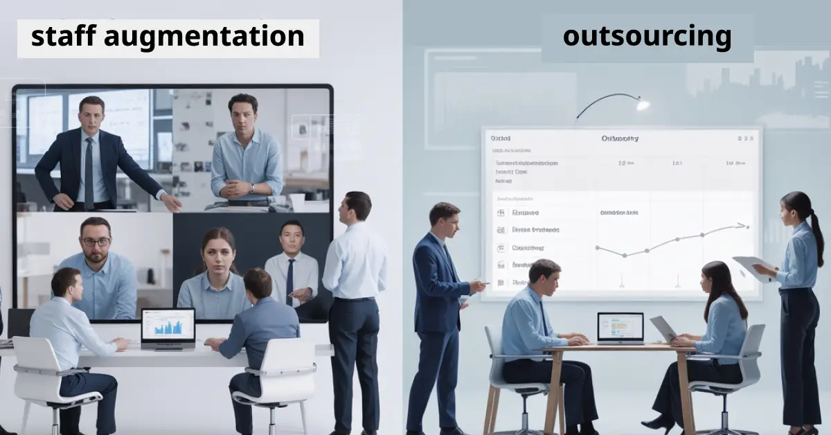 staff augmentation vs outsourcing