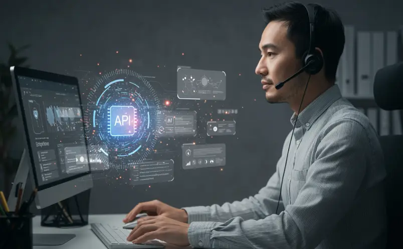 Contact center agent assisted by AI