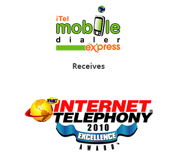 iTel Mobile Dialer Express has received IP Telephony-2010 Excellence Award