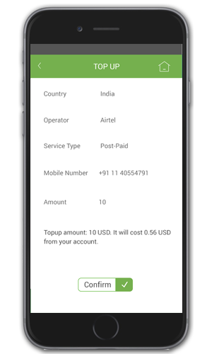 iTel 'Mobile Top Up' Screenshot 2