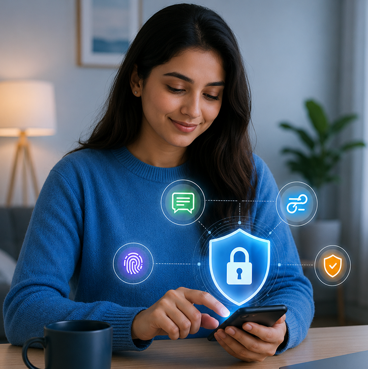 Secured communication support representative and security interface